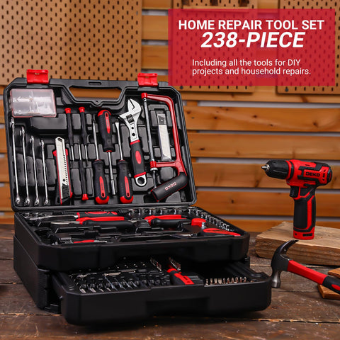 DEKOPRO Type-C charger enables quick recharges for DIY days.