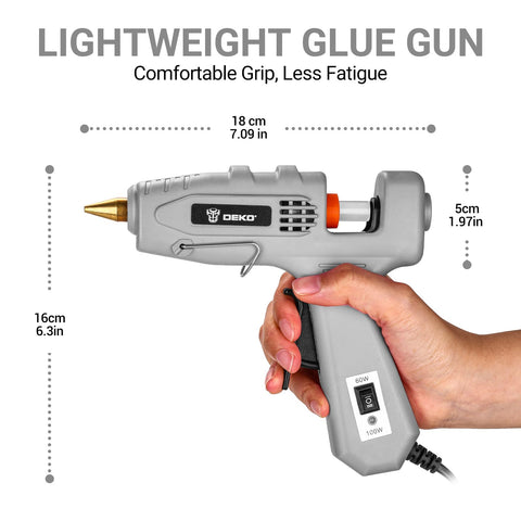 DEKOPRO dripless copper nozzle ensures clean glue flow during projects