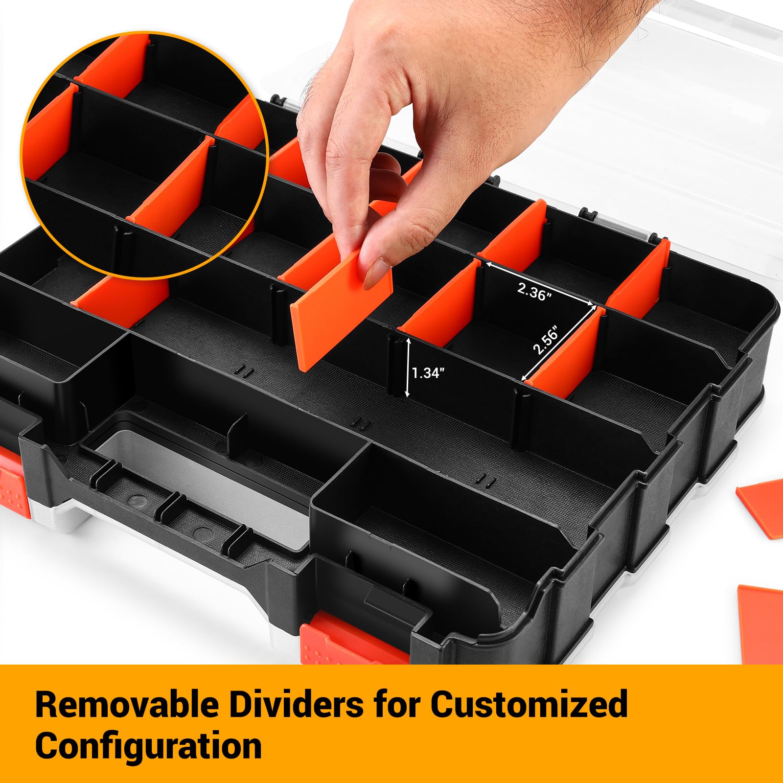 DEKOPRO durable toolbox for DIY projects and professional use