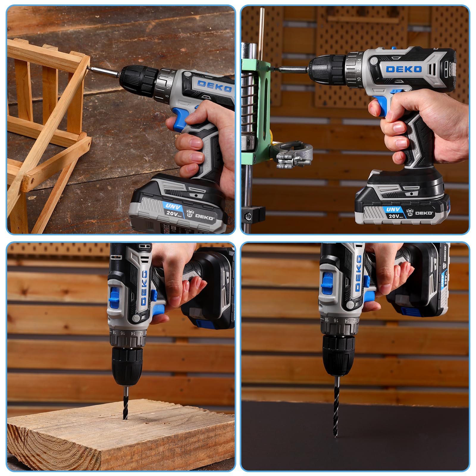 DEKOPRO ergonomic handle design supports comfortable extended use.