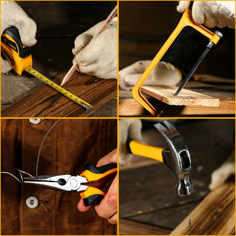 DEKOPRO Gift-ready household toolkit appeals to beginners and hobbyists alike.