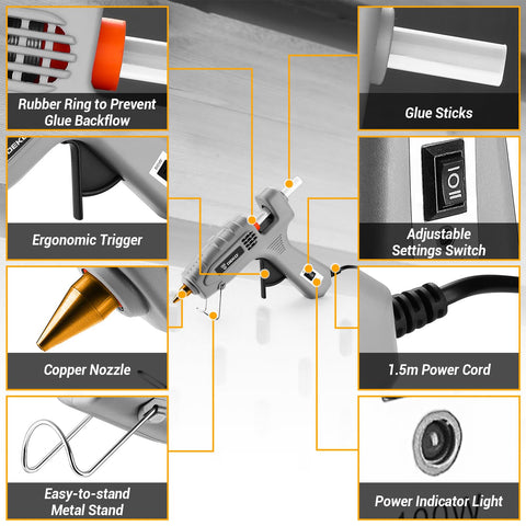 DEKOPRO 5-minute heat-up helps you start projects quickly