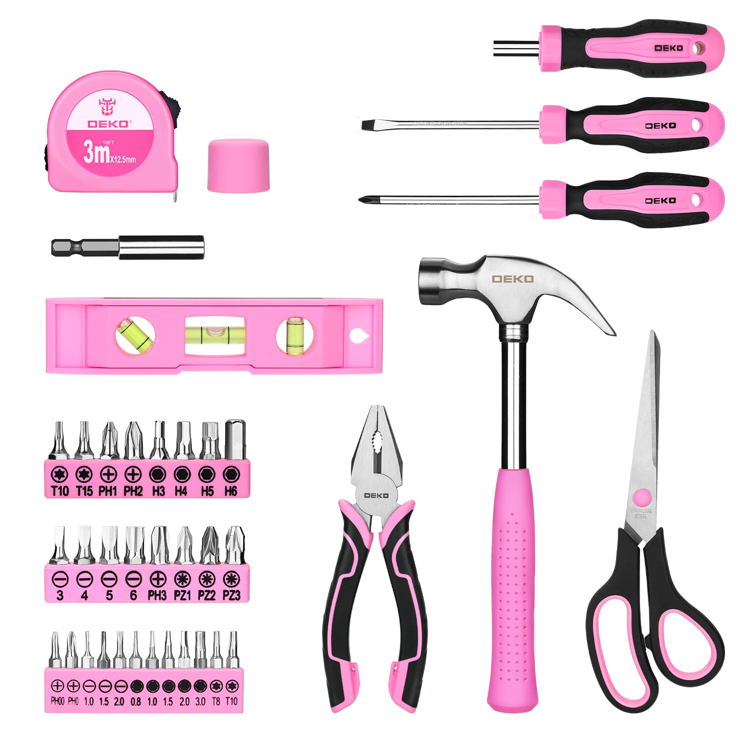 DEKOPRO magnetic bits holder keeps bits organized for efficient work