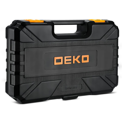 DEKOPRO portable case keeps tools organized for on-site repairs.