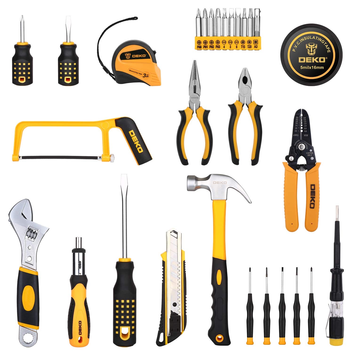 DEKOPRO precision screwdriver bits support versatile fastener types for furniture and electronics.