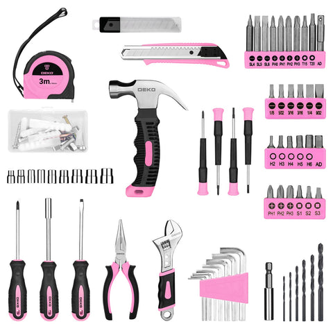 DEKOPRO precision screwdrivers in pink for targeted assembly tasks