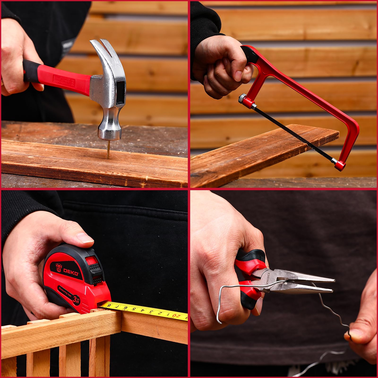 DEKOPRO red toolkit ideal for homeowners and DIYers.