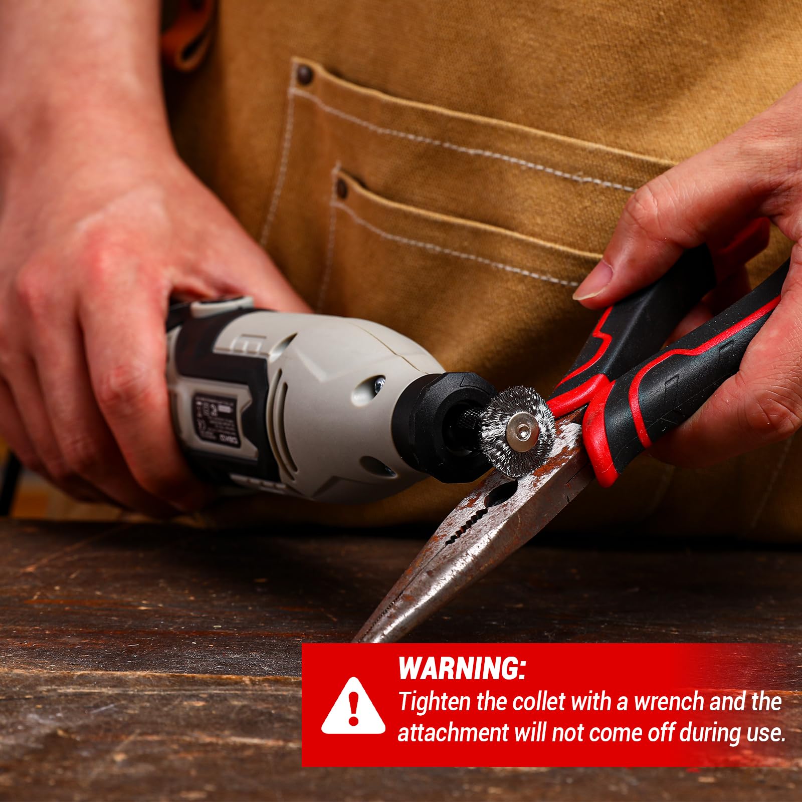DEKOPRO ergonomic handle enhances control during long sessions