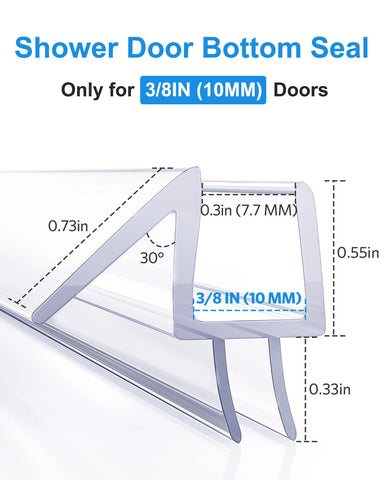 Delamu 3-pack door seal snaps on easily to replace worn seals
