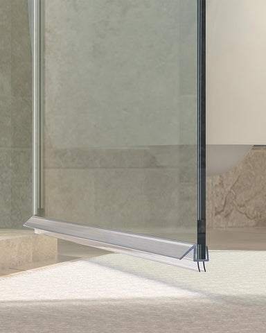 Delamu door bottom trim to fit doors with hacksaw for a precise fit