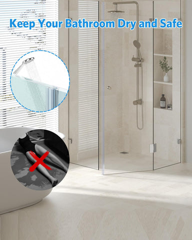 Delamu rigid PVC core with long sweep creates a durable water barrier.