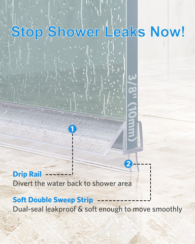Delamu soft brush seal fins reduce noise for a quieter bathroom