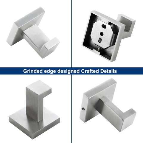 Delarkusi four-pack packaging shows ample hooks for full bathroom or entryway kit
