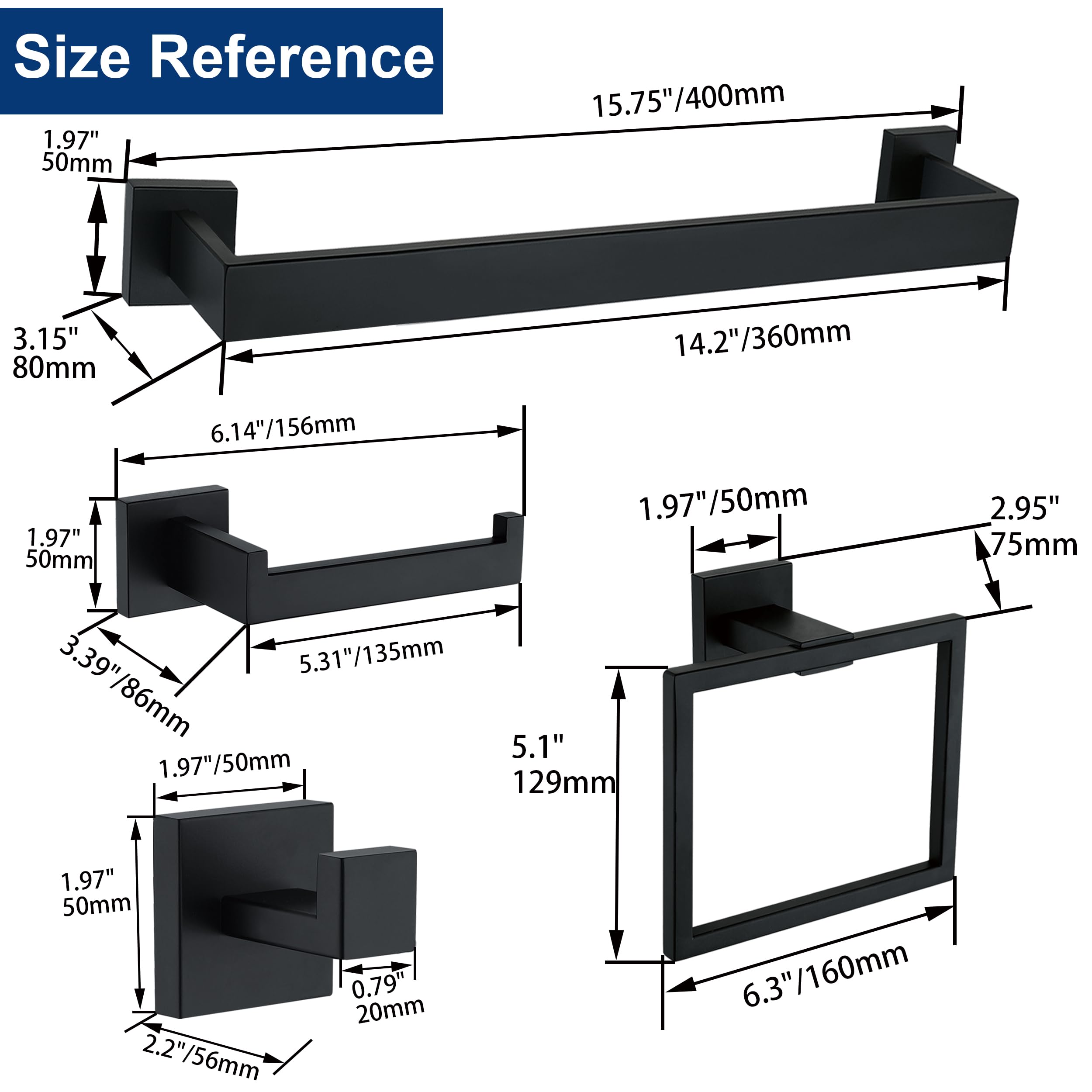 Delarkusi wall-mount brackets showcase sturdy support for a clean wall look.