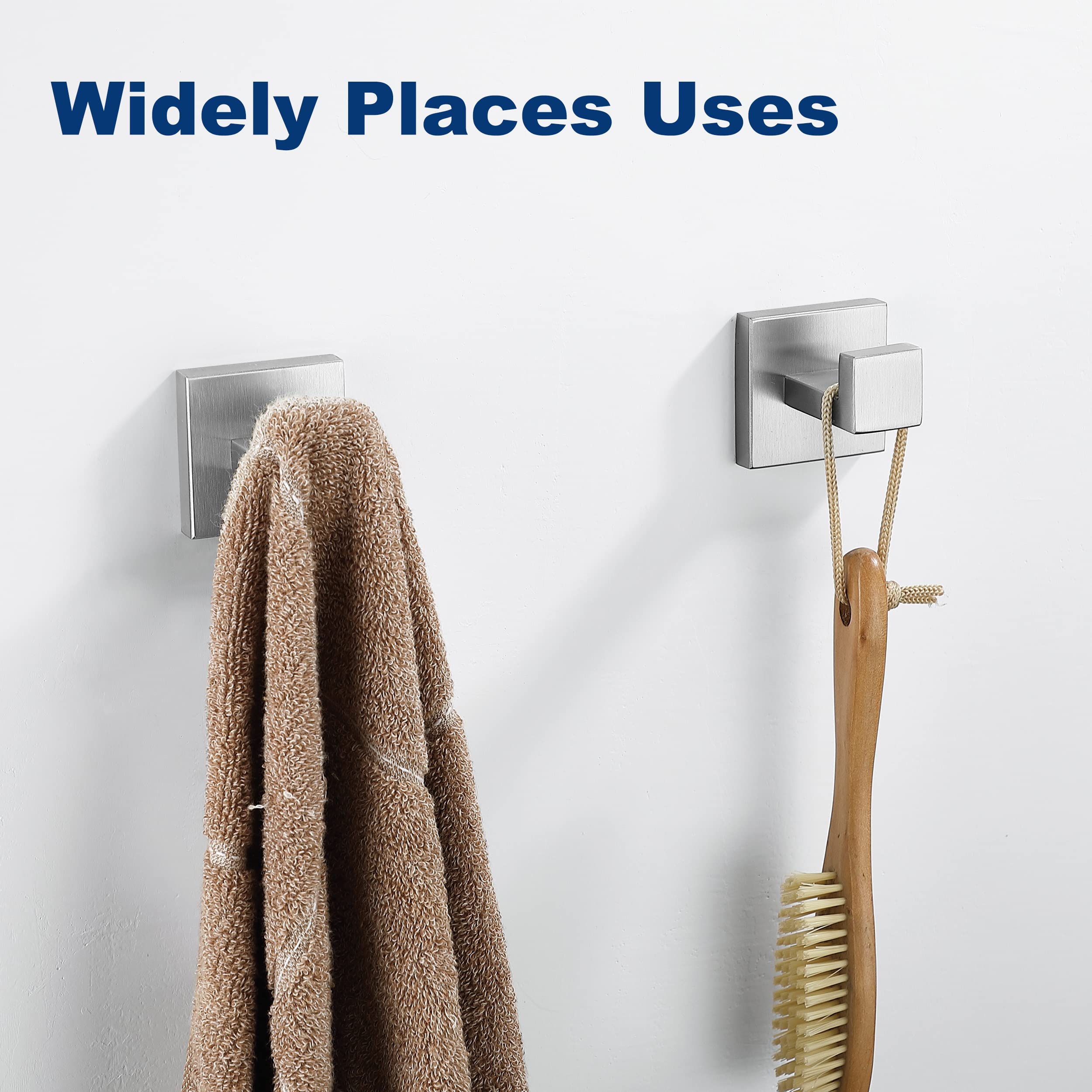 Delarkusi mounted-hook on wood tile surface demonstrates universal mounting options