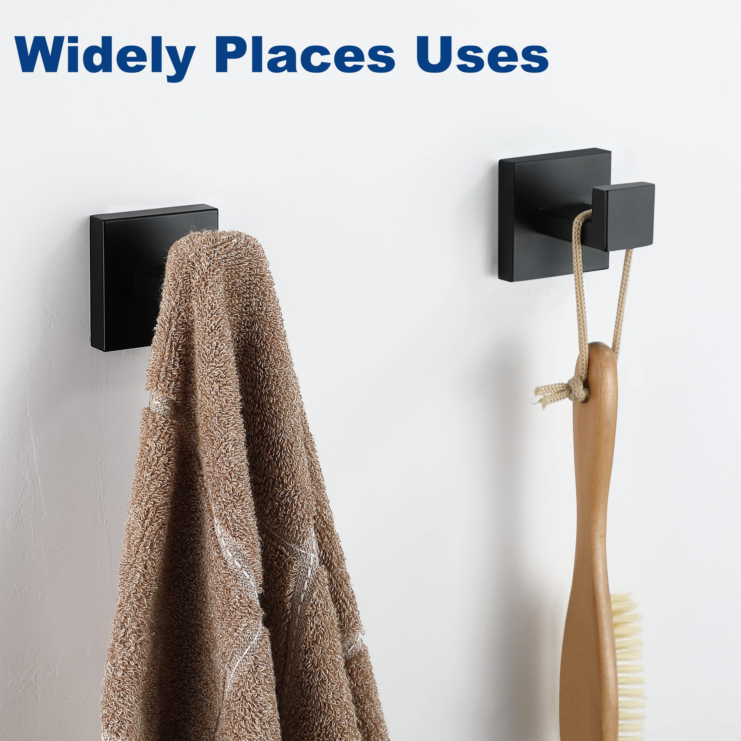 Smooth-edge design Delarkusi hook mounted on tile wall for safe handling