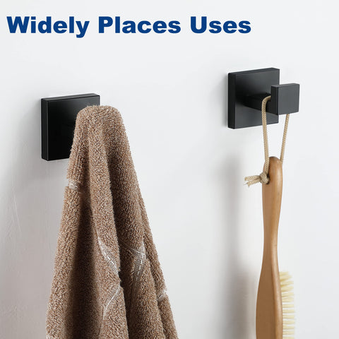 Smooth-edge design Delarkusi hook mounted on tile wall for safe handling
