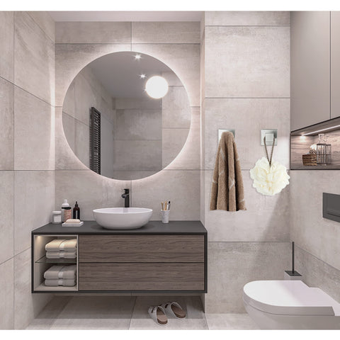 Delarkusi towel hook wall-mount close-up shows included hardware for quick installation