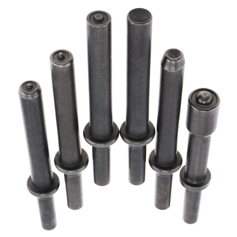 Dele smoothing rivet bits for hollow, solid, and half-hollow rivets