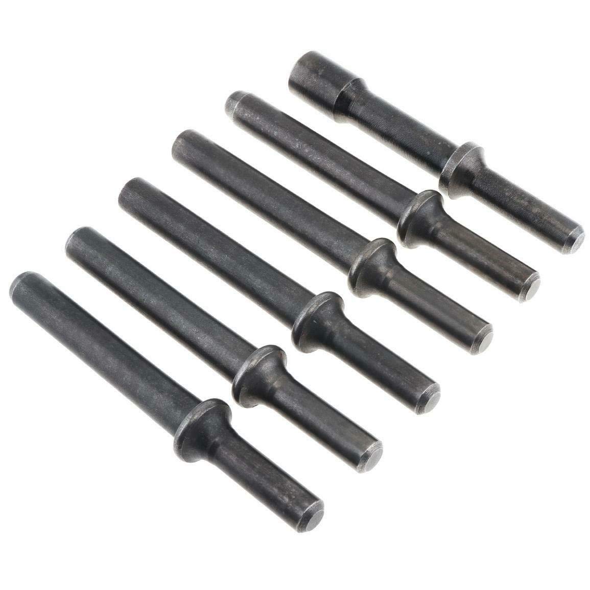 Dele spring-included rivet bit set for easy replacement