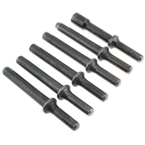 Dele spring-included rivet bit set for easy replacement