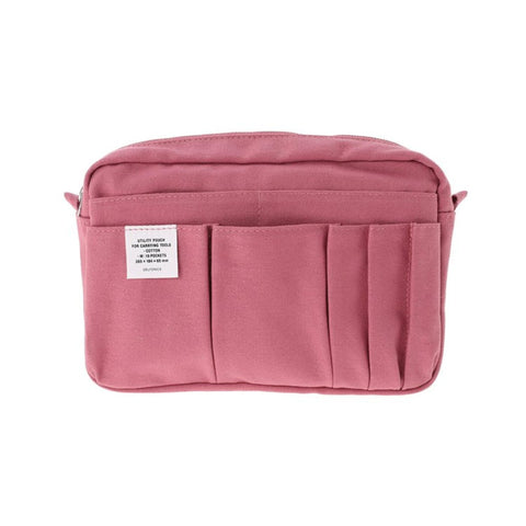 Delfonics Inner Carrying Case Pink back pocket with velcro for quick access