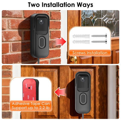Delilyn no-drill adhesive mount for damage-free Blink installation