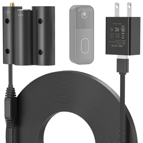 Delilyn power cable and adapter for Blink 2nd Gen ensures reliable daily charging.