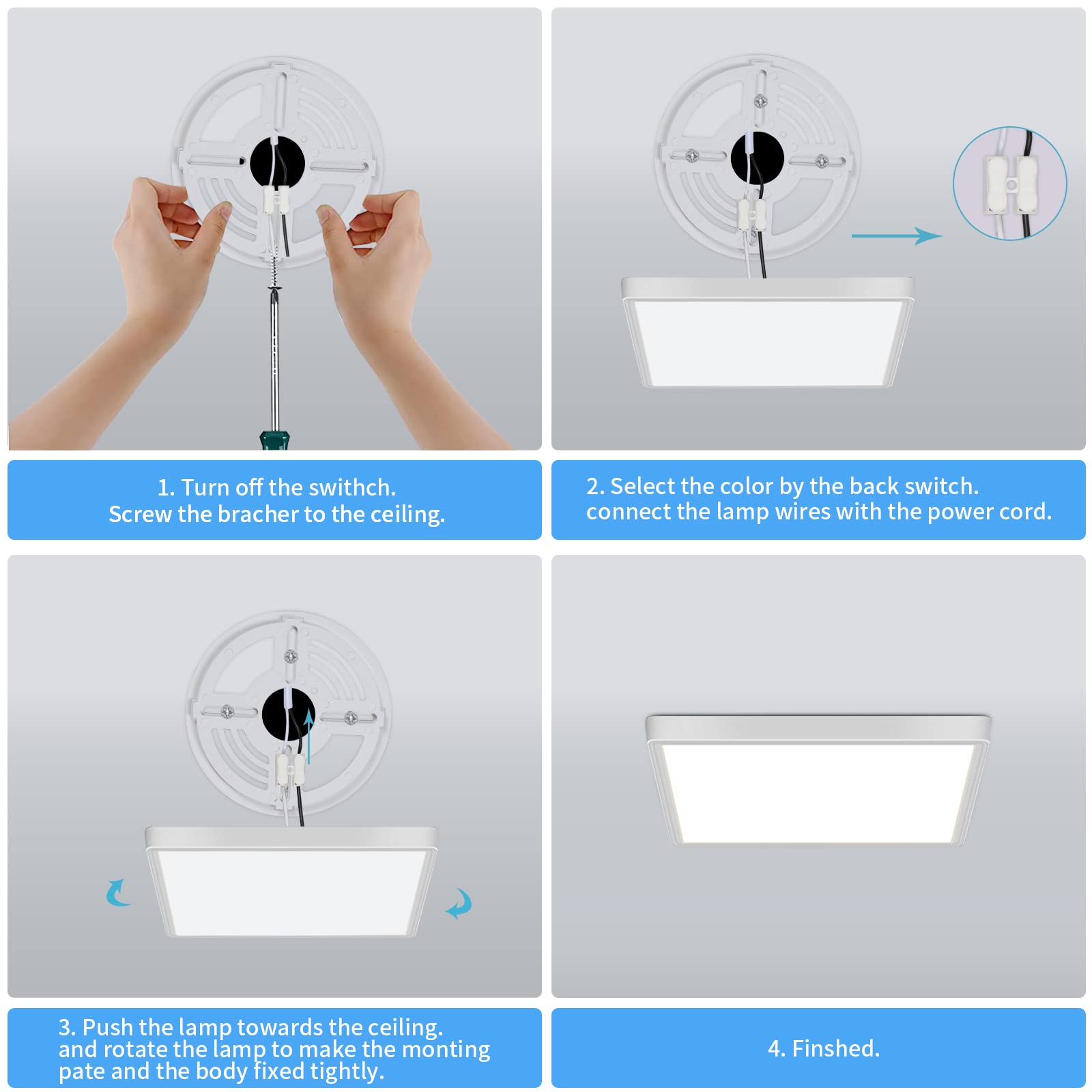 DELIPOP 2400-lumen output delivers steady, flicker-free brightness across rooms.