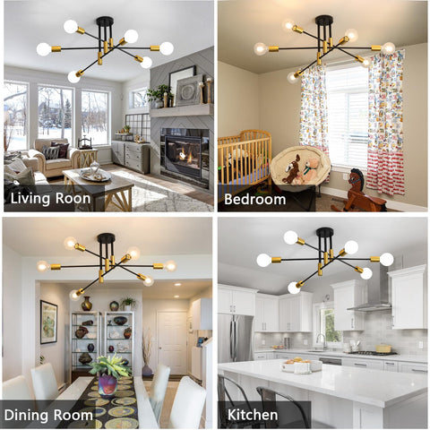 DELIPOP Sputnik enhances dining room ambiance with a chic, modern silhouette.