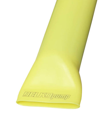 Delko Pump with non-slip grip improves control during use.
