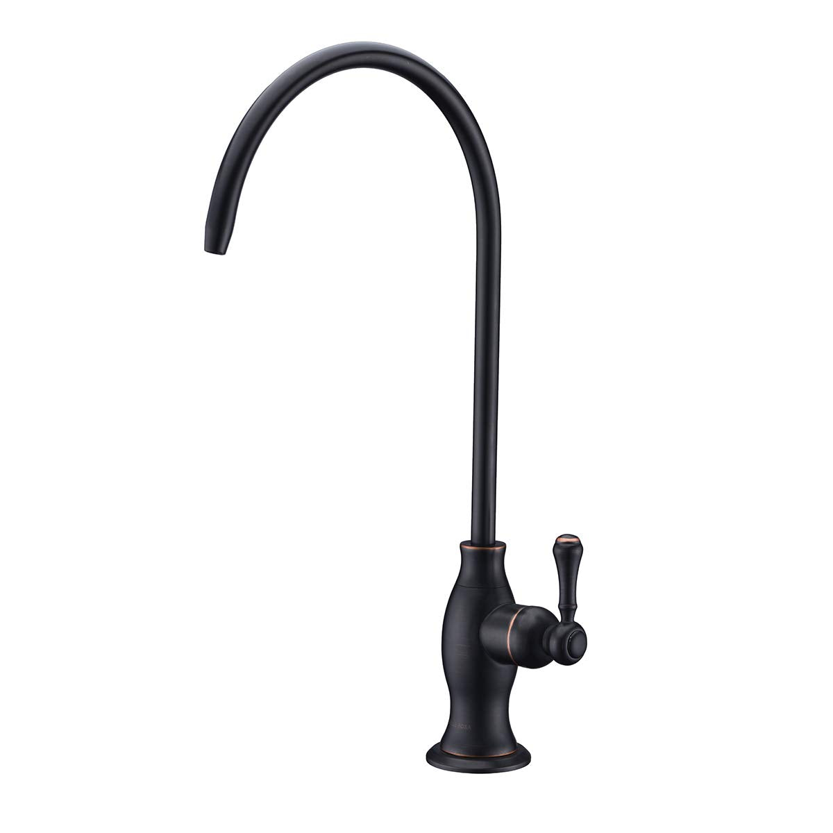 Delle Rosa drinking water faucet with brass body for durable, safe kitchen filtration.