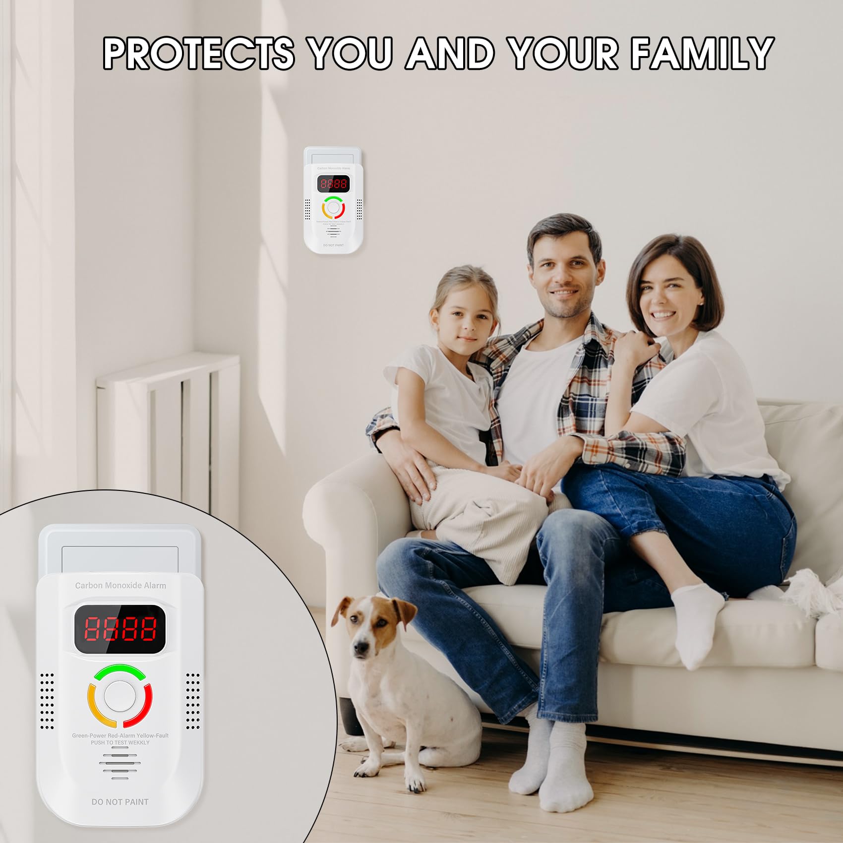 Deller compact CO detector travel-friendly and easy to pack