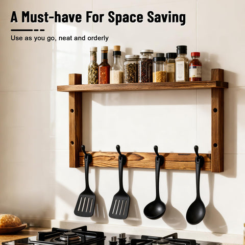 Dellicasi entryway organization setup demonstrating compact wall-mounted solution