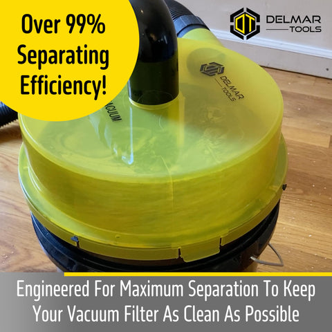 Delmar Tools 90-degree adapter for easy hose routing.