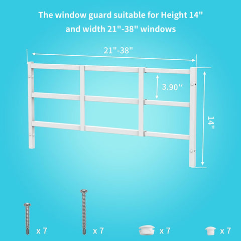 Vertical installation supports tall and narrow windows with reliable fit.