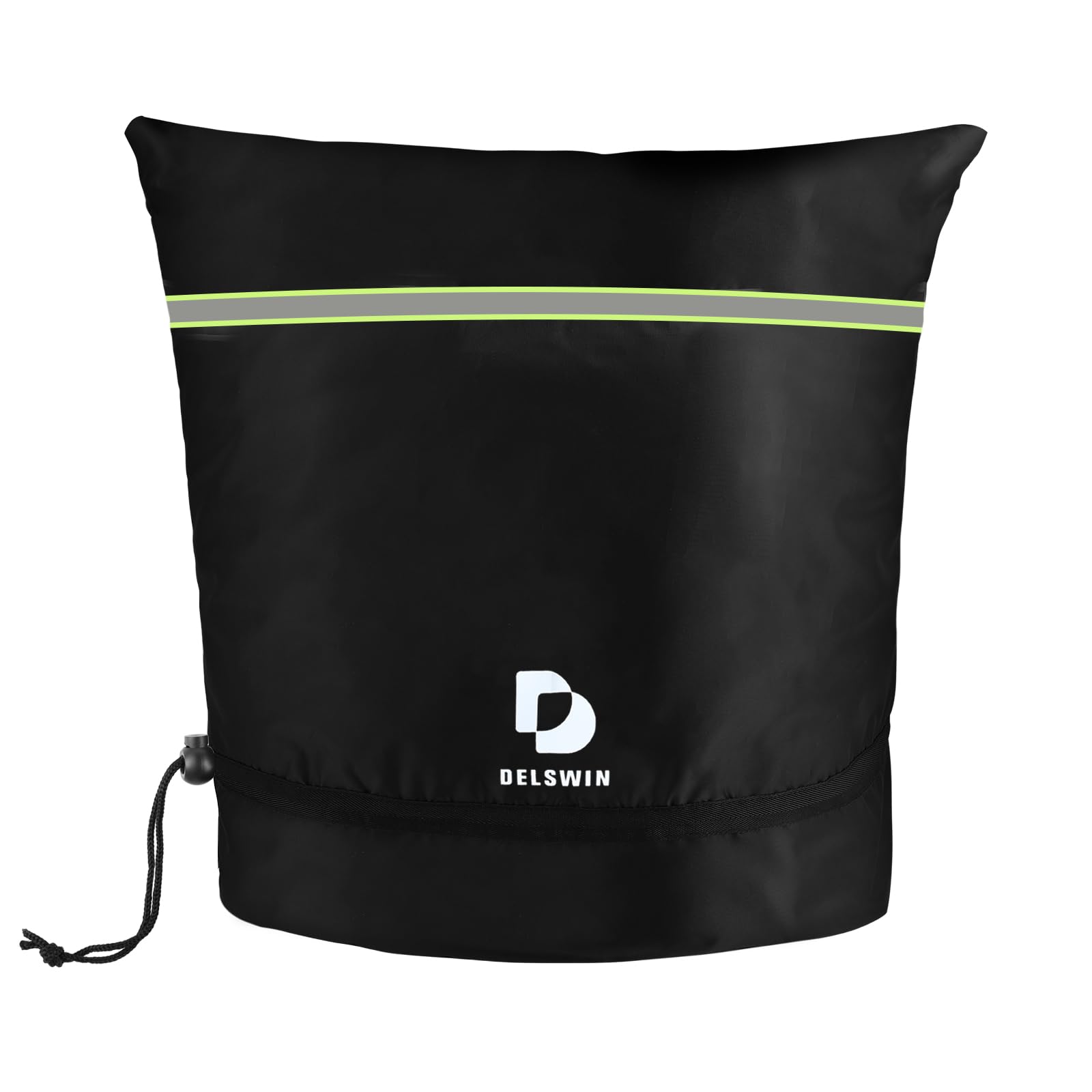 DELSWIN backflow cover front view protects outdoor valves from cold and rain.