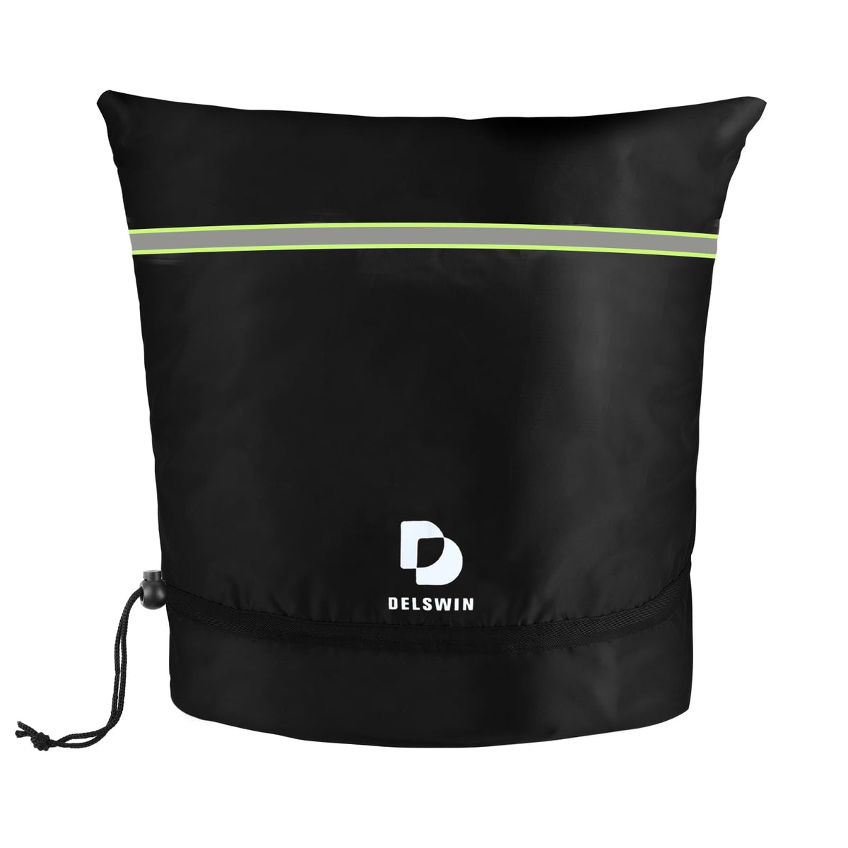 DELSWIN backflow cover front view protects outdoor valves from cold and rain.