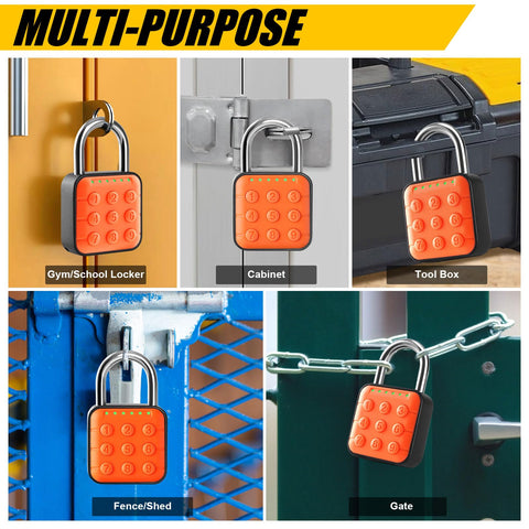 DELSWIN versatile padlock for gym, school, fence, and storage solutions