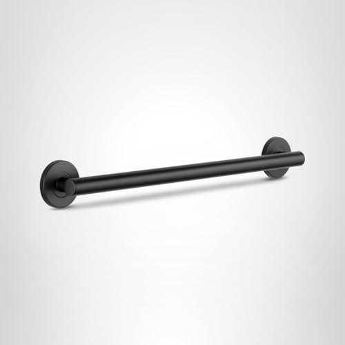 Delta 41824-BL matte black finish resists corrosion and tarnish.