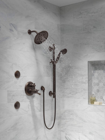 Pair with handheld showers to customize your shower experience.