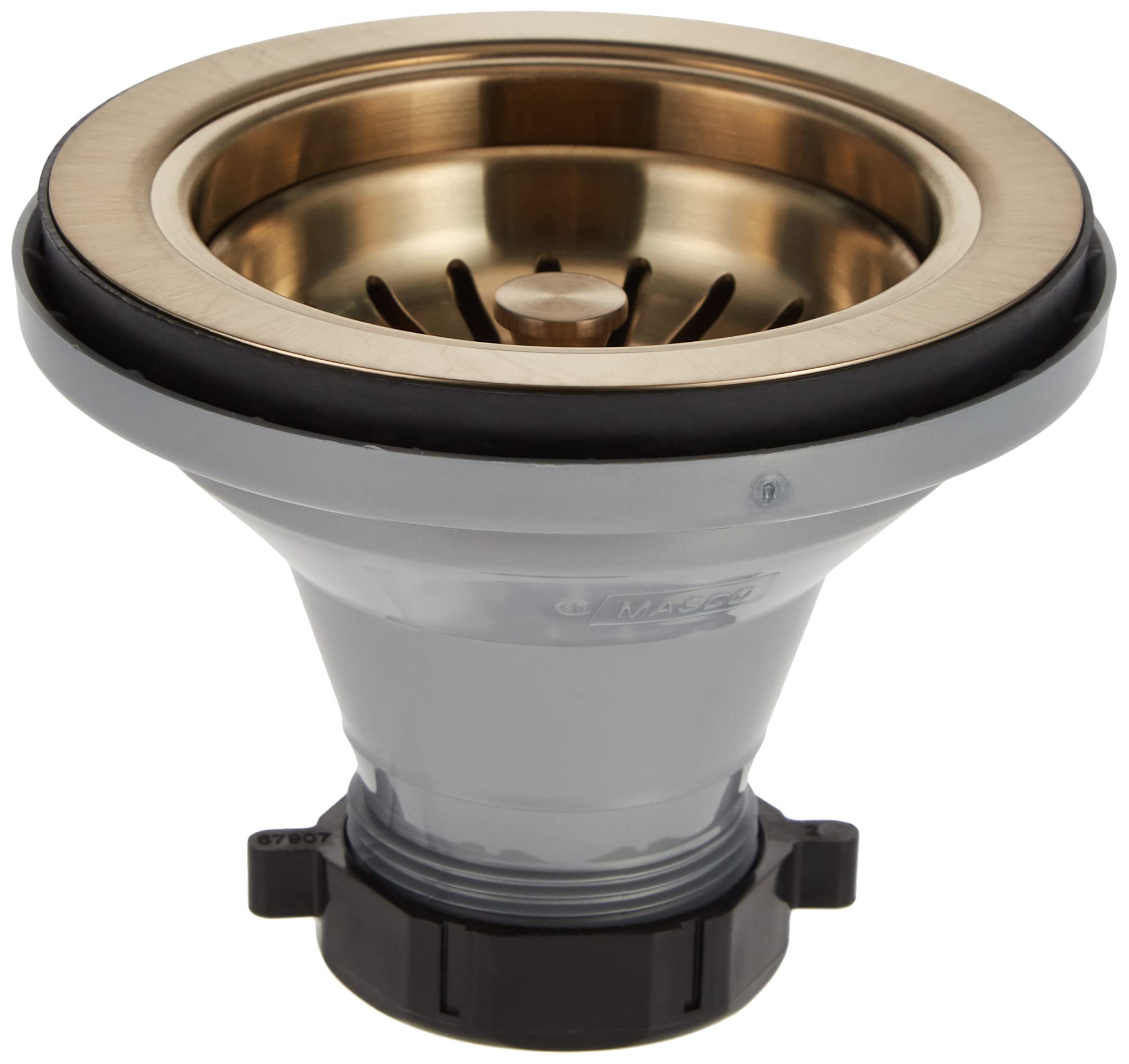 Delta 72010-CZ champagne bronze water-smart strainer for efficient faucet drainage.