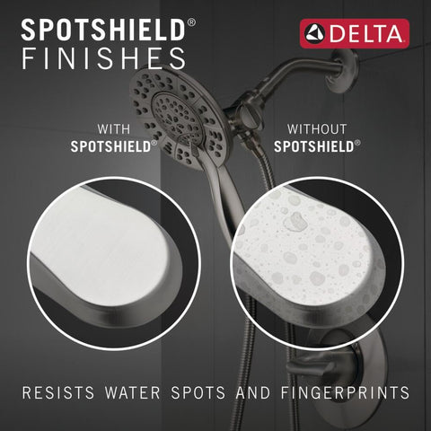 Delta Arvo 14 Series with six spray options and pause for versatile routines.