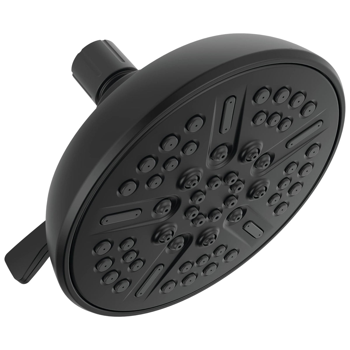Delta Faucet 8-spray shower head with full body spray option for daily showers.