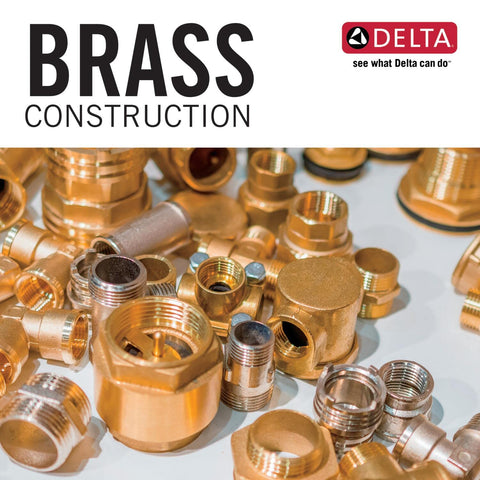 DELTA R2707-PX brass rough-in component emphasizes durability and reliability