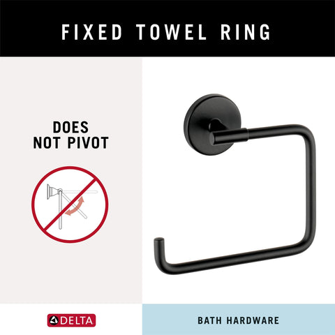 Close-up of Delta Trinsic matte black finish for durable styling