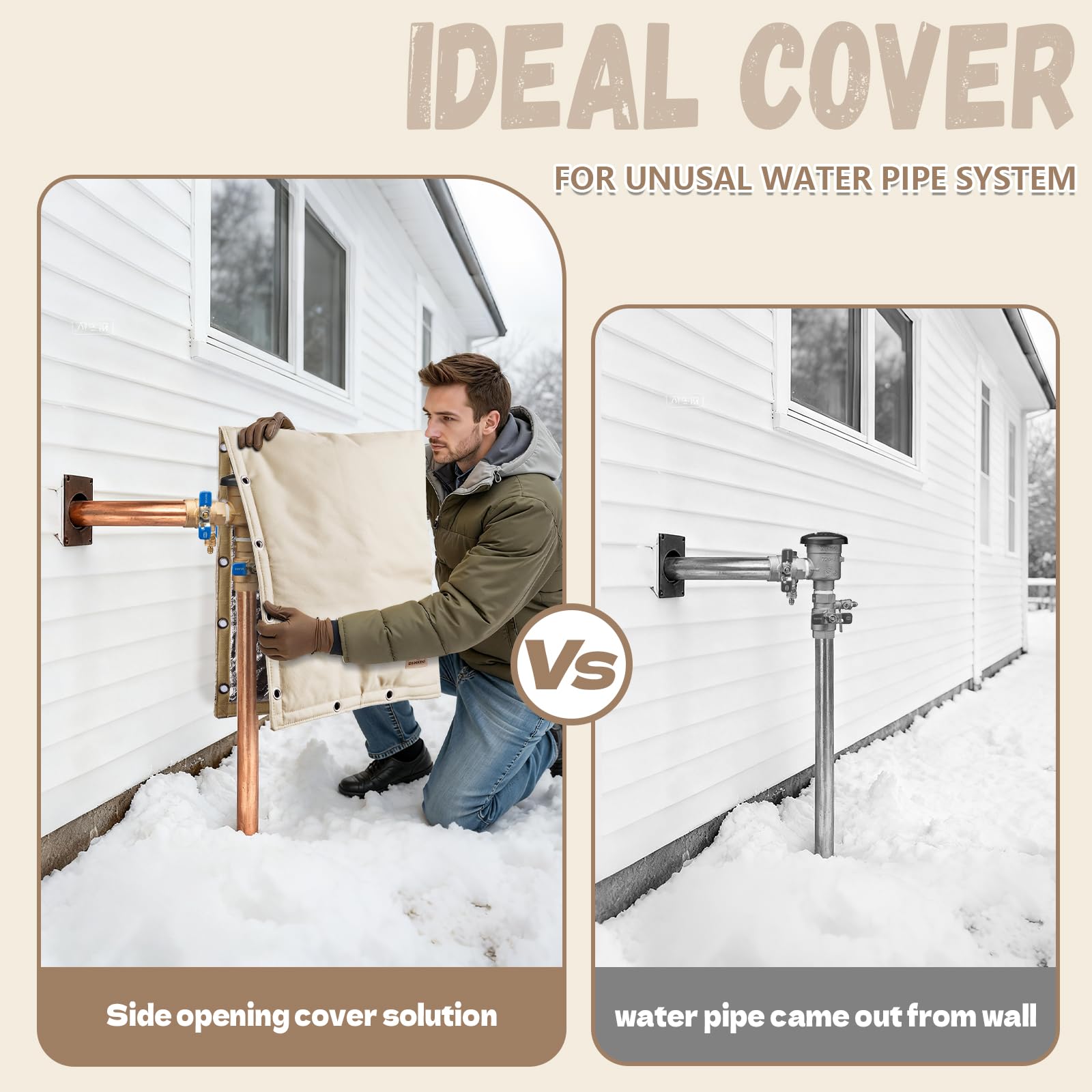 DEMEDO 16x20 backflow cover fits outdoor irrigation systems.
