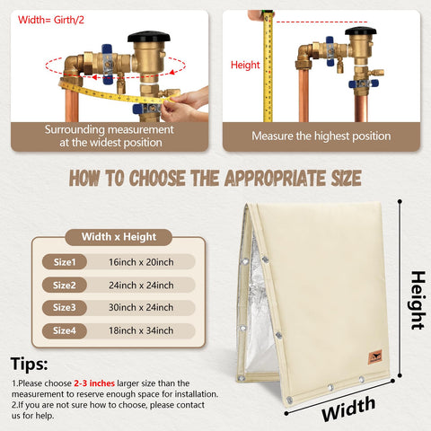 DEMEDO backflow cover with two side openings ensures full pipe coverage.