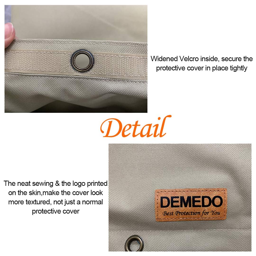 DEMEDO backflow cover uses heavy duty material to resist sun exposure and rain.