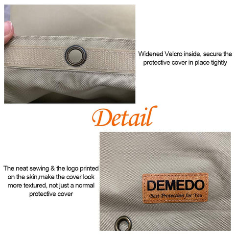 DEMEDO backflow cover uses heavy duty material to resist sun exposure and rain.